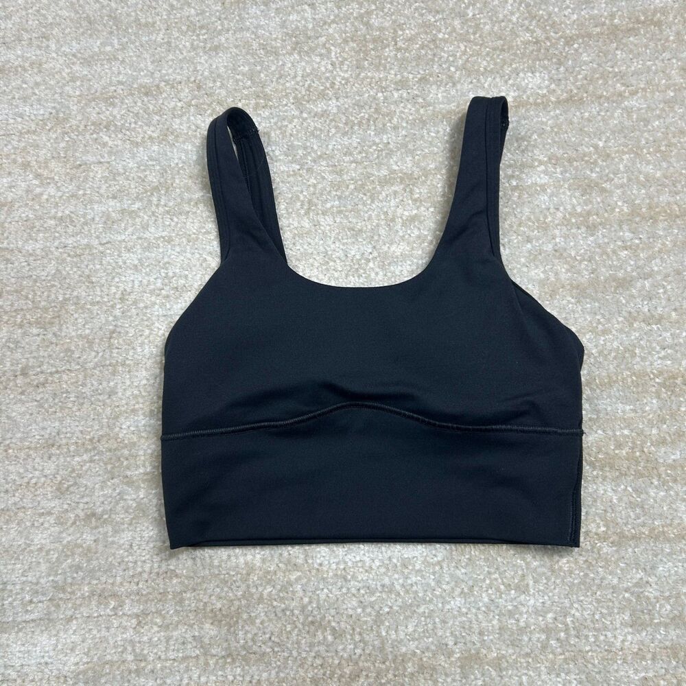 Under Armour Sports Bra Womens XS Black Crop Top Athletic Workout Active Tank
